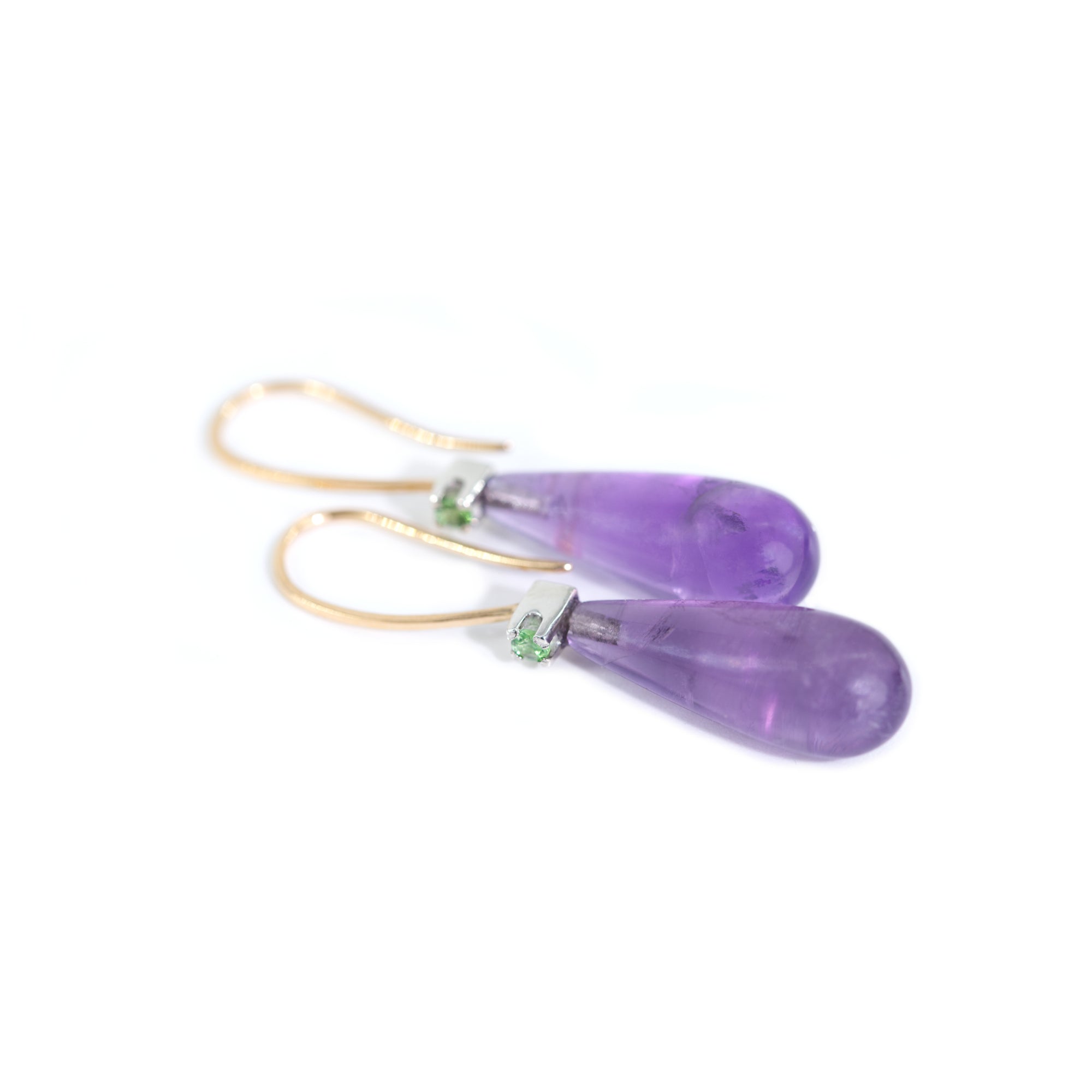 Art Deco Amethyst Earrings
