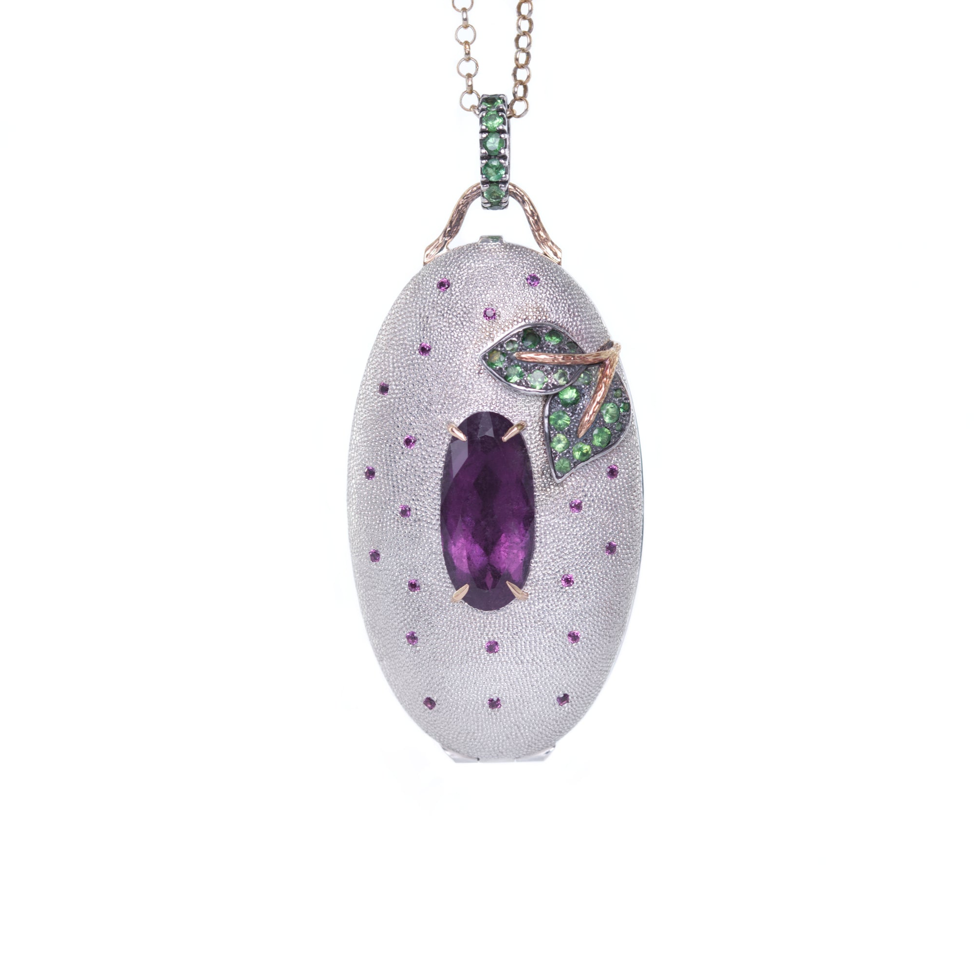 Flora Oval Locket no.2